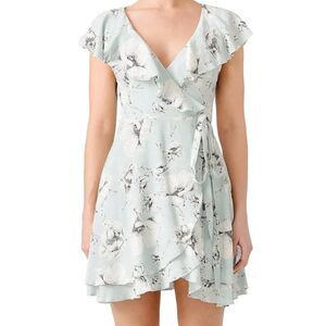 Free People | French Quarter Wrap Dress | Medium | Floral V-Neck